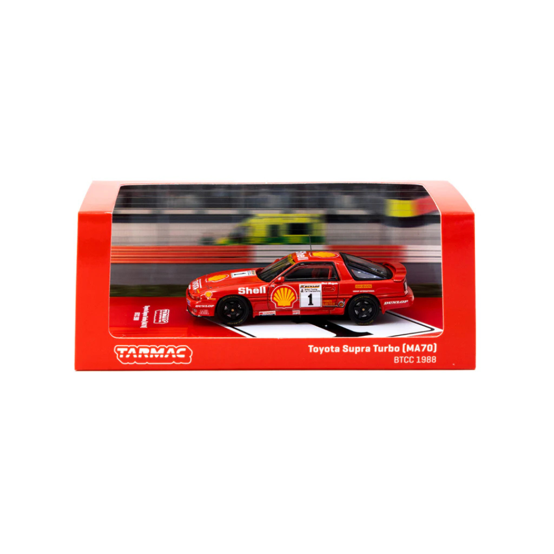 Tarmac Works 1988 Toyota Supra Turbo (MA70) #1 Chris Hodgetts BTCC