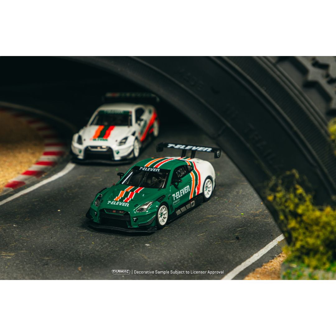 *PRE-ORDER* Tarmac Works 2-car Set Nissan GT-R Nismo GT3 | 7-Eleven Taiwan Exclusive