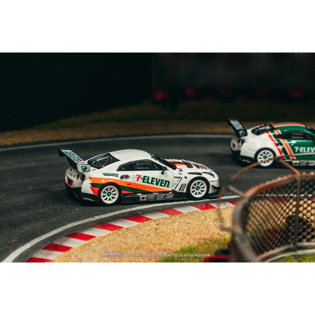 *PRE-ORDER* Tarmac Works 2-car Set Nissan GT-R Nismo GT3 | 7-Eleven Taiwan Exclusive