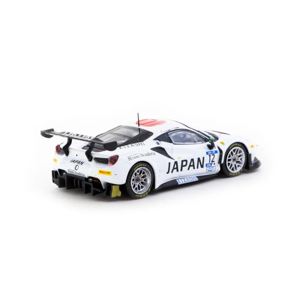 *EN CAMINO* Tarmac Works X iXO Models Ferrari 488 GT3 FIA GT Nations Cup 2018 #12 - Japan Special Edition