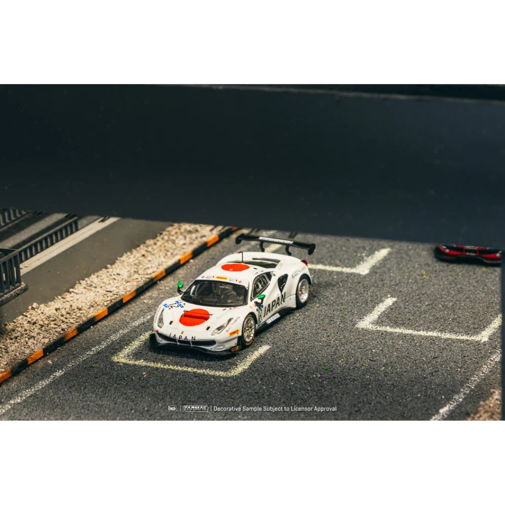 *EN CAMINO* Tarmac Works X iXO Models Ferrari 488 GT3 FIA GT Nations Cup 2018 #12 - Japan Special Edition