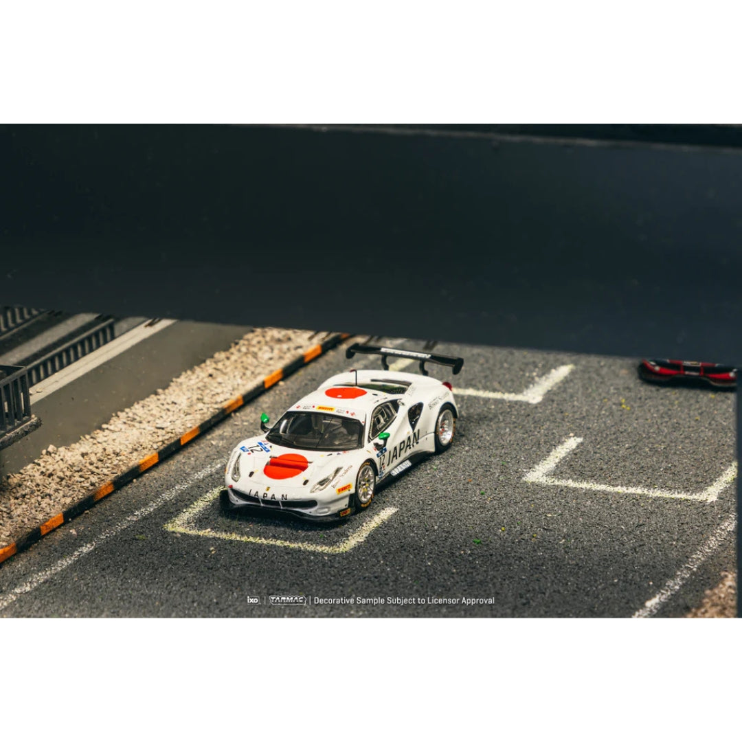 *EN CAMINO* Tarmac Works X iXO Models Ferrari 488 GT3 FIA GT Nations Cup 2018 #12 - Japan Special Edition