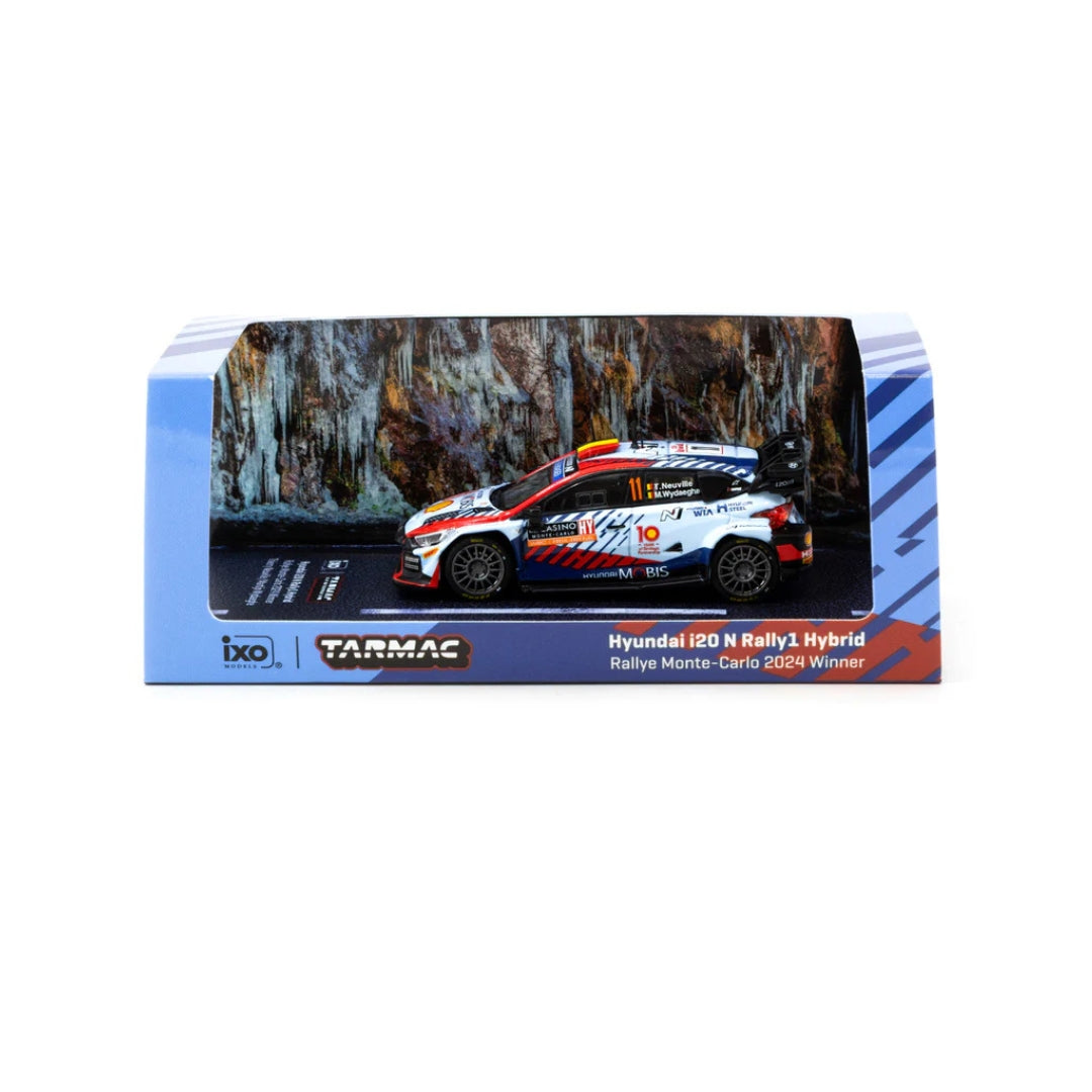 *EN CAMINO* Tarmac Works X iXO Models Hyundai i20 N Rally1 Hybrid Rallye Monte-Carlo 2024 Winner #11