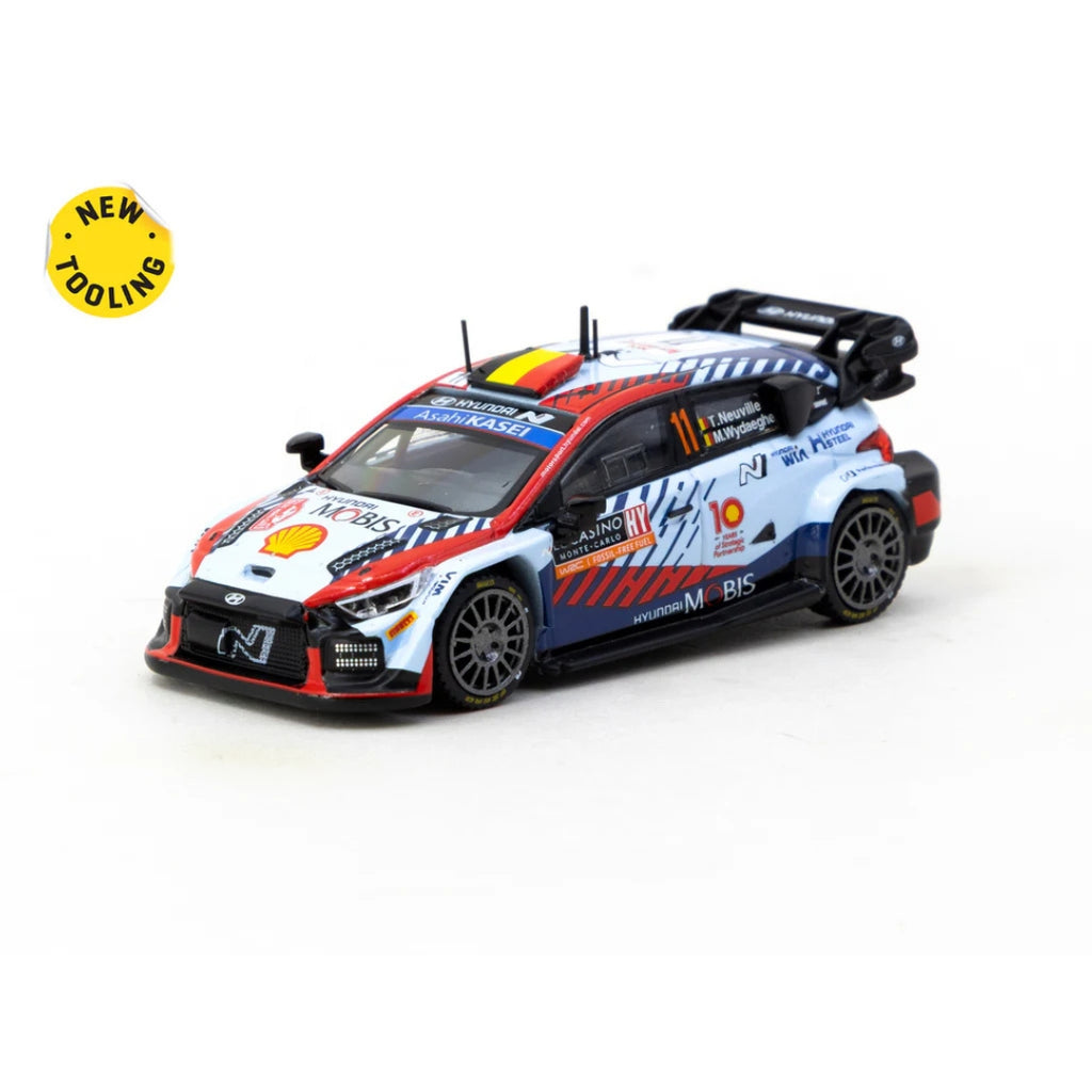 *EN CAMINO* Tarmac Works X iXO Models Hyundai i20 N Rally1 Hybrid Rallye Monte-Carlo 2024 Winner #11