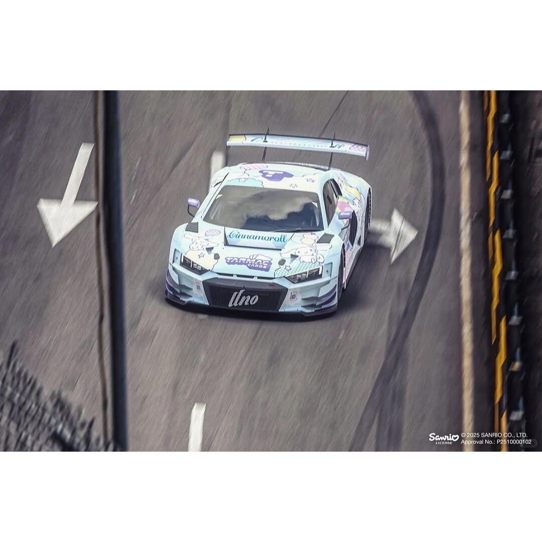 *EN CAMINO* Tarmac Works Audi R8 LMS GT3 EVO II Cinnamoroll Presentation | 2025 Macau GP