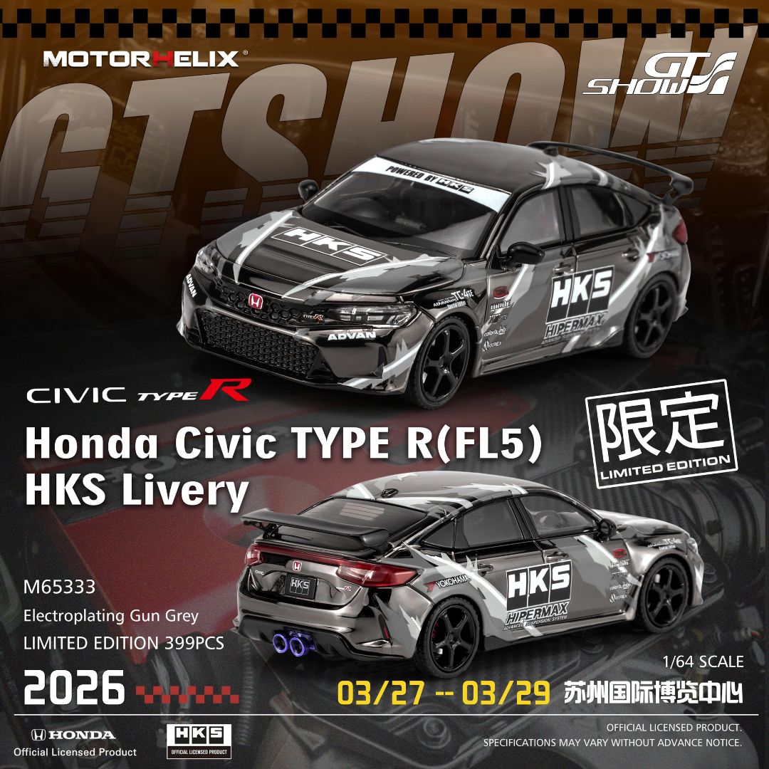 *PRE-ORDER* Motorhelix HKS Honda Civic TYPE R (FL5) | 2026 GT Show