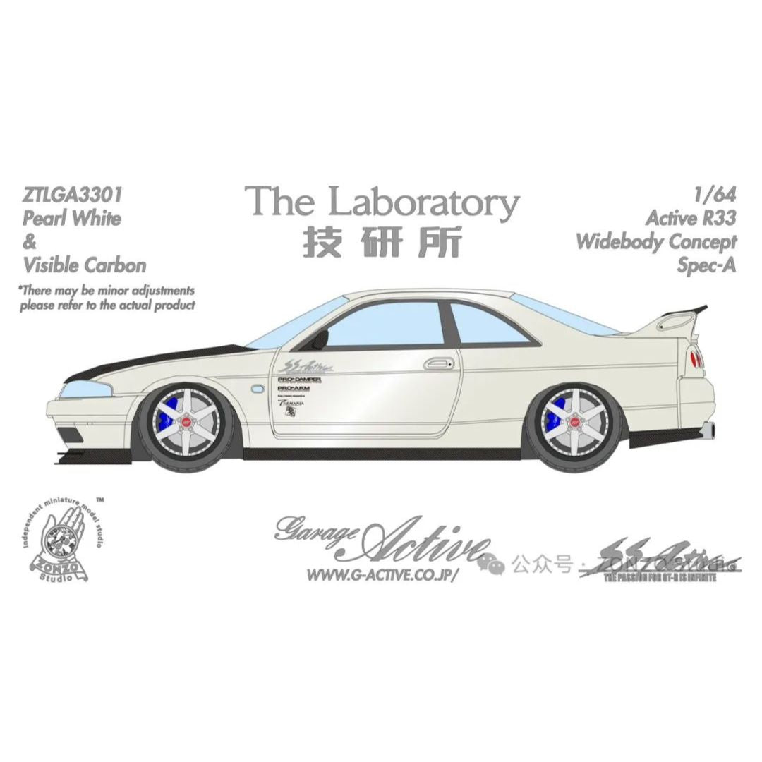 PRE-ORDER - The Laboratory Garage Active R33 Widebody Concept Spec A