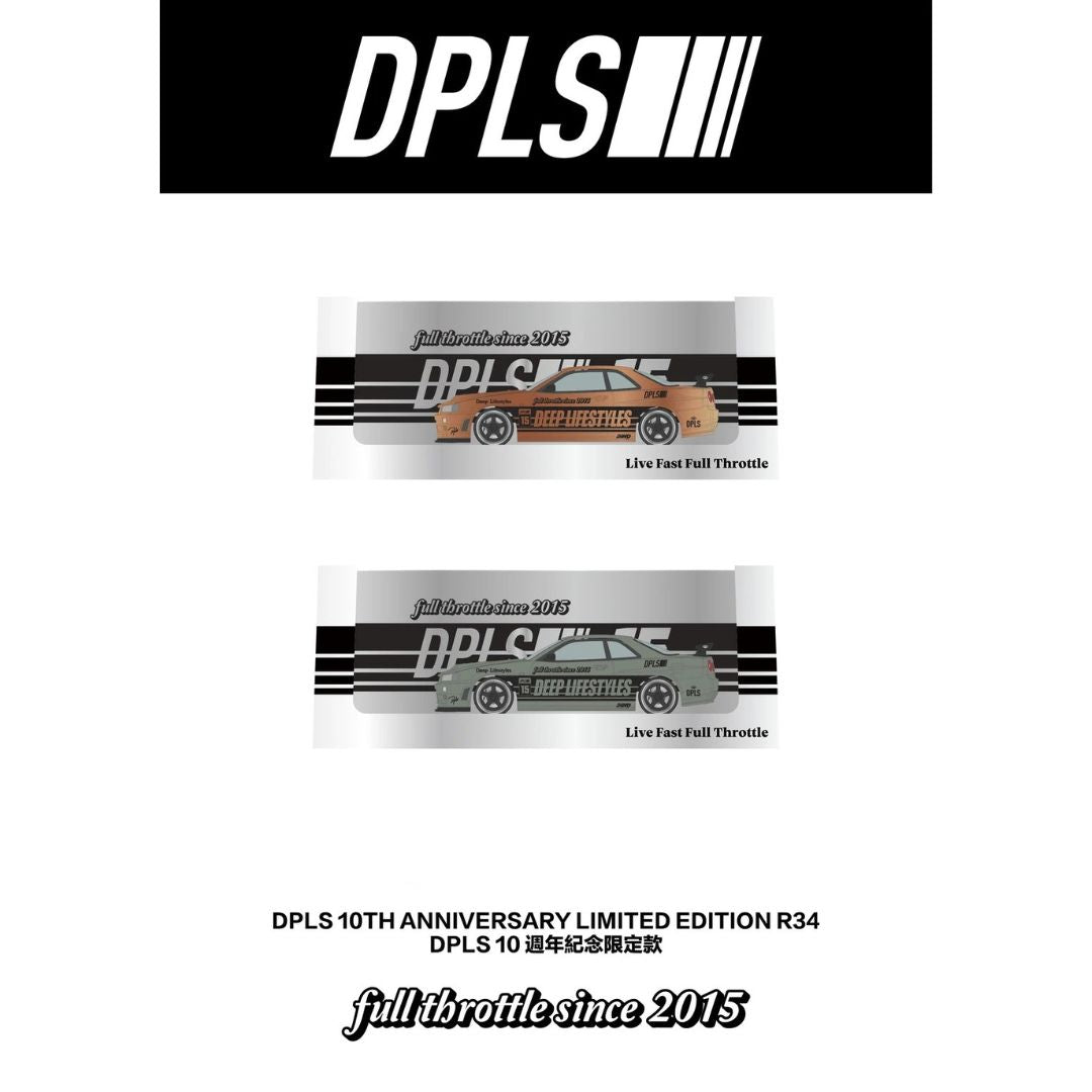 *PRE-ORDER* Inno 64 x DPLS 2x Nissan Skyline GT-R R34 | 2025 Hong Kong Tokyo Auto Salon