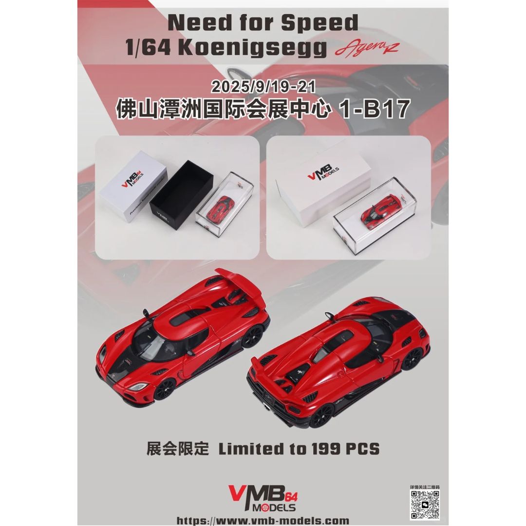 *PRE-ORDER* VMB Models Need For Speed Koenigsegg Agera R | 2025 Auto Passion Alliance (APA)