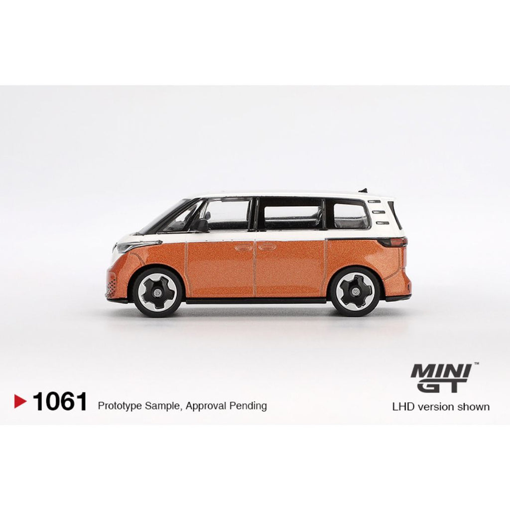 Mini GT Volkswagen ID.Buzz Candy White / Energetic Orange - 1061