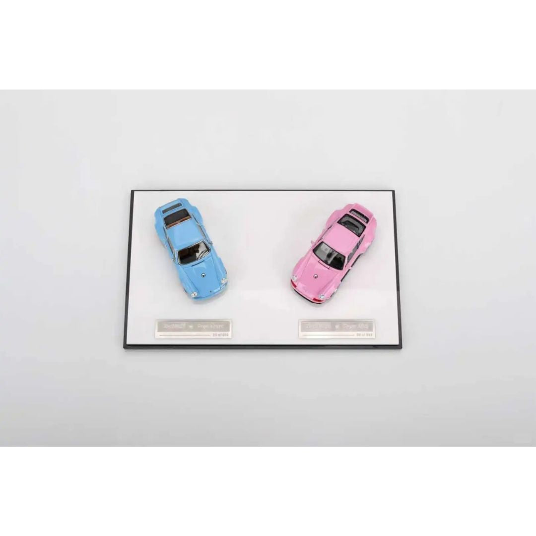 *PRE-ORDER* Zincit Model Set Singer Coupe Gulf Blue / Singer DLS Pink | 2025 Auto Passion Alliance (APA)