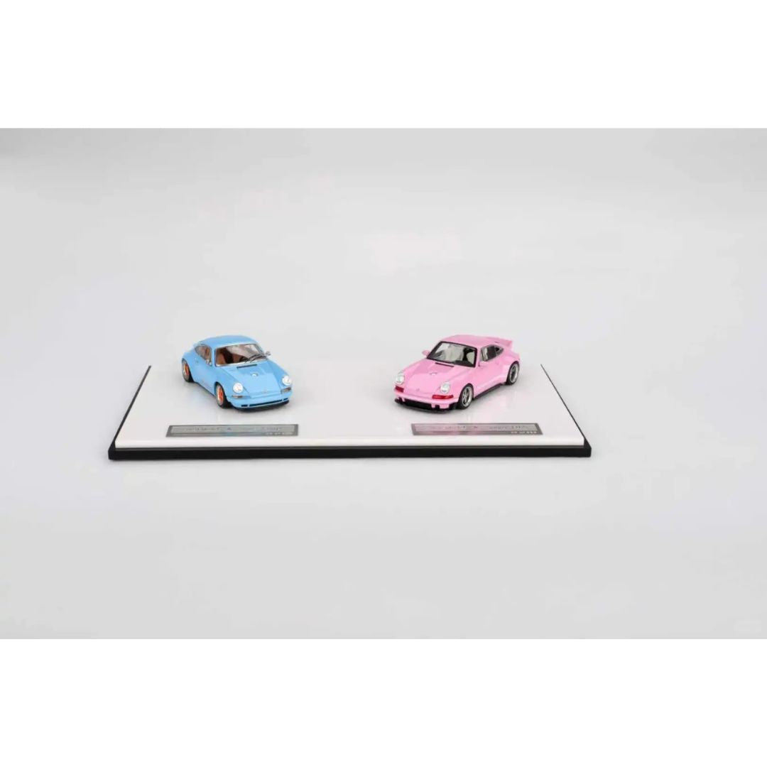 *PRE-ORDER* Zincit Model Set Singer Coupe Gulf Blue / Singer DLS Pink | 2025 Auto Passion Alliance (APA)